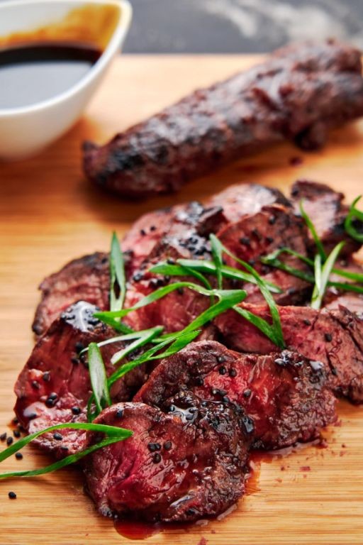 Teriyaki Glazed Hanger Steak