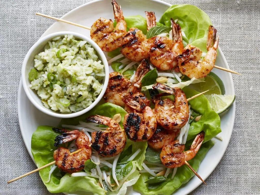 Thai Basil Shrimp with Coconut Rice