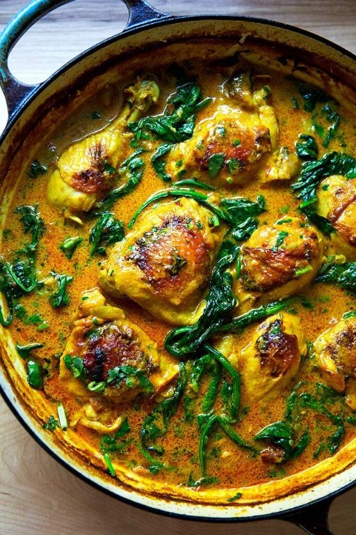 Thai Coconut Curry Chicken Thighs and Legs