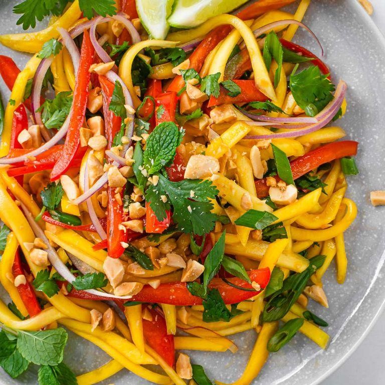 Thai-Inspired Mango Salsa with Peanuts
