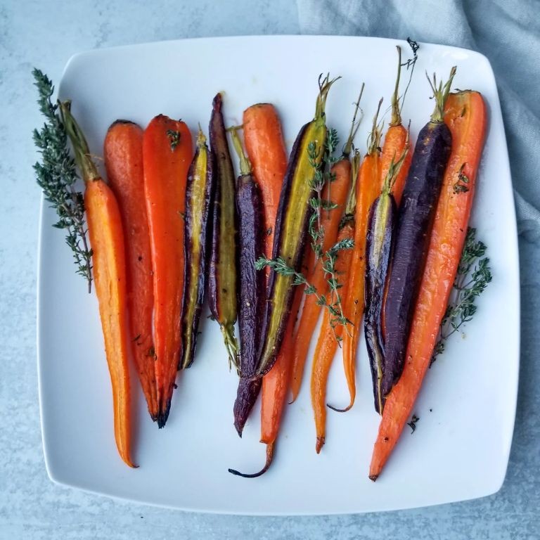 Thyme and Honey Baby Carrots