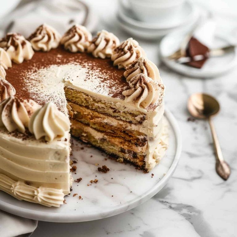 Tiramisu Birthday Cake