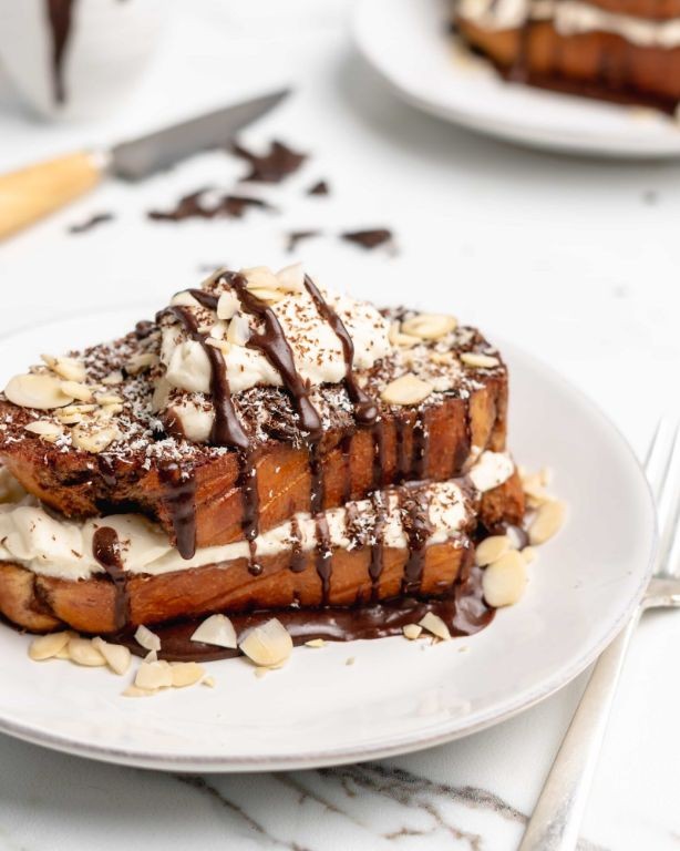 Tiramisu Stuffed French Toast