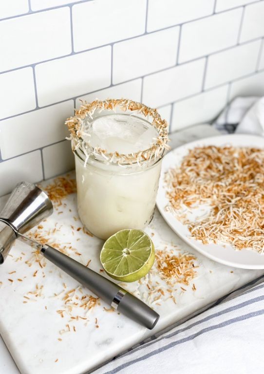 Toasted Coconut Snowball Margarita