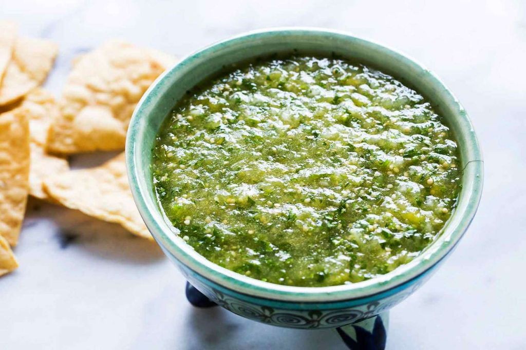 Tomatillo and Cucumber Salsa Verde