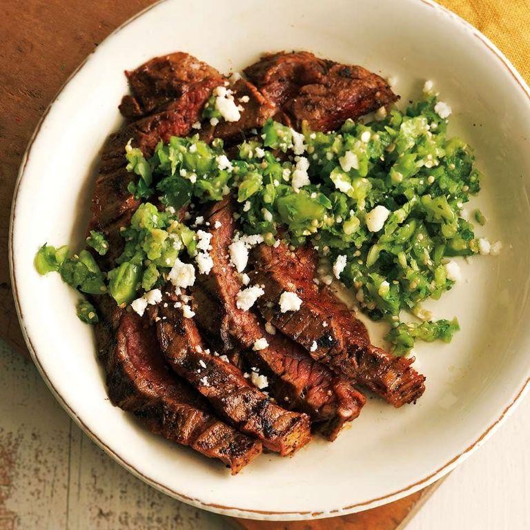 Tomatillo-Marinated Grilled Steak