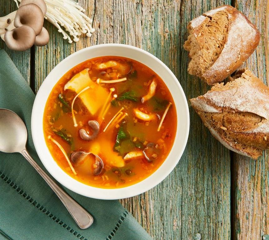 Tomato and Mushroom Soup