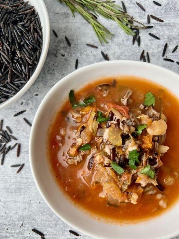 Tomato and Wild Rice Soup