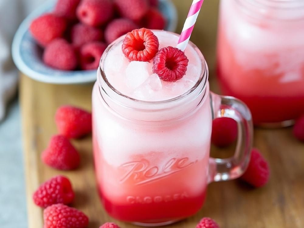 Tropical Raspberry Vodka Cooler