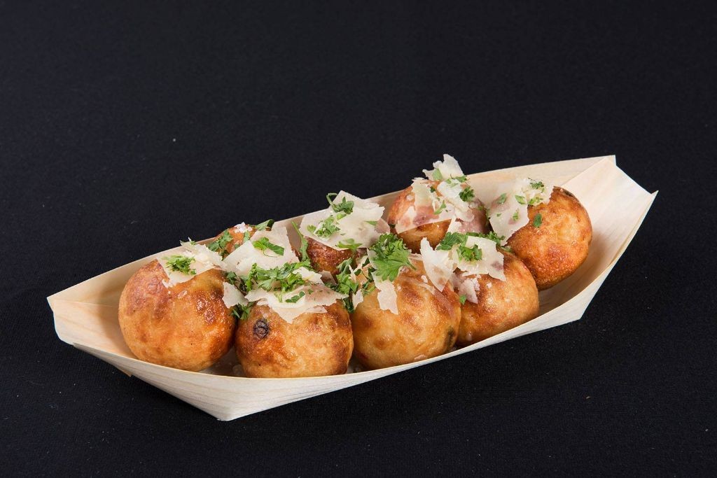 Truffle Oil Takoyaki with Parmesan