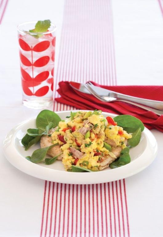Tuna and Egg Breakfast Scramble