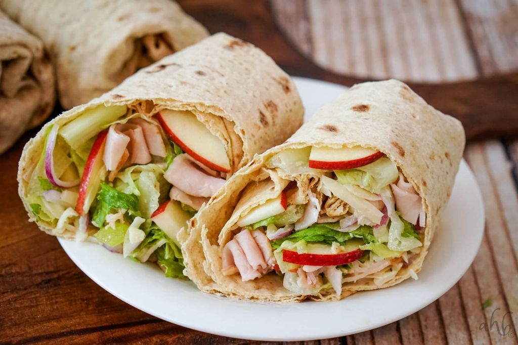 Turkey Apple Wrap with Honey Mustard
