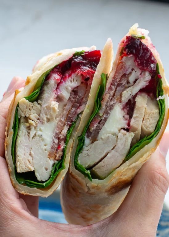 Turkey Cranberry Wrap with Brie