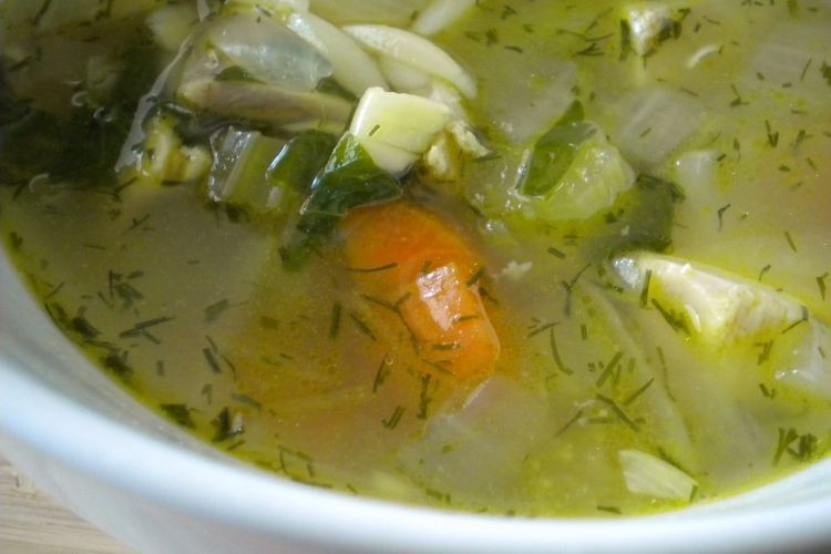 Turkey Stock with Parsley and Dill