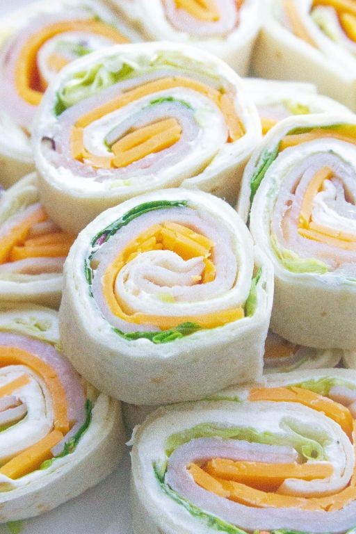 Turkey and Cheese Pinwheels