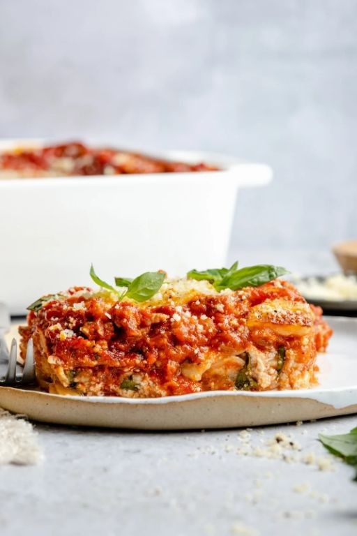 Turkey and Ricotta Lowfat Lasagna