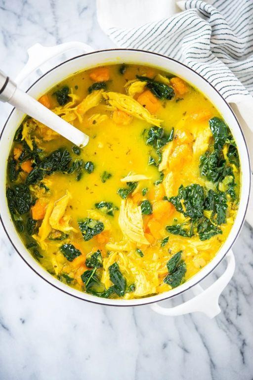 Turmeric Ginger Chicken Soup