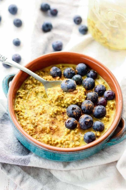 Turmeric Golden Milk Overnight Oats