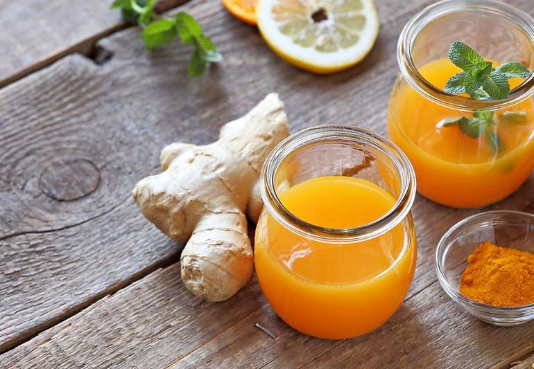 Turmeric Orange Immune-Boosting Kombucha