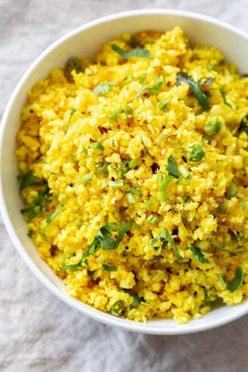 Turmeric-Spiced Cauliflower Rice