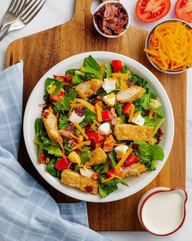 Tyson Grilled Chicken Strips Cobb Salad