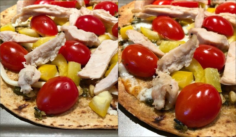 Tyson Grilled Chicken Strips Flatbread