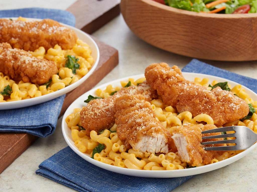 Tyson Grilled Chicken Strips Mac and Cheese