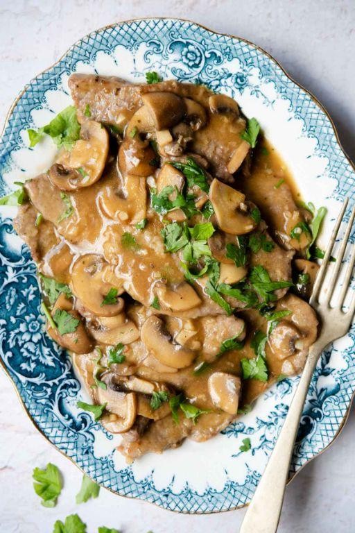 Veal Scallopini Marsala with Creamy Sauce