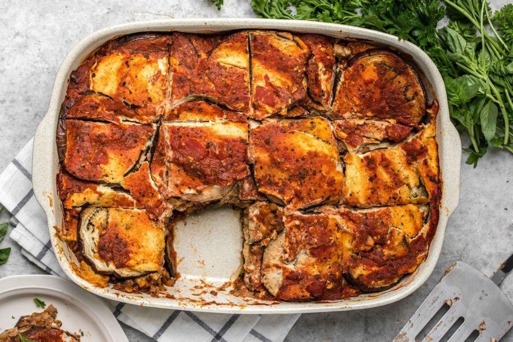 Vegan Eggplant Lasagna with Cashew Cheese