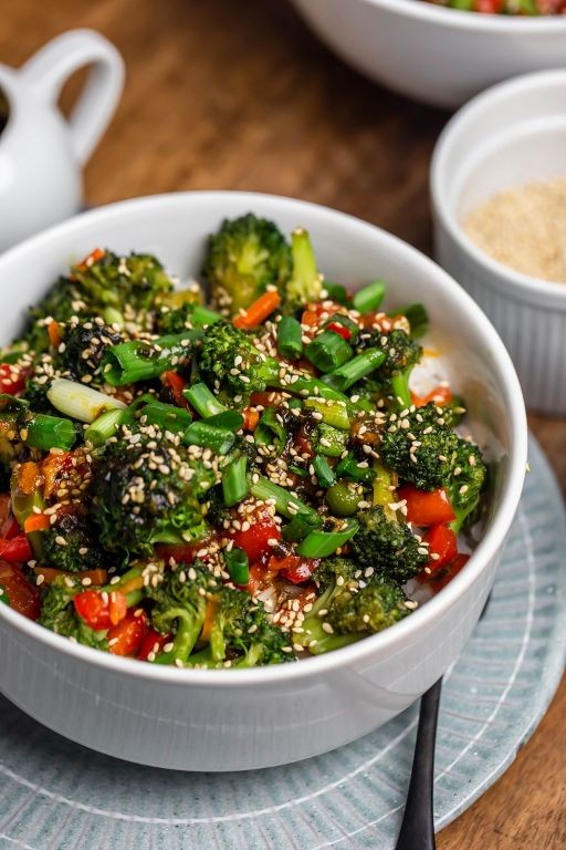 Vegan One Pot Teriyaki Rice Bowls