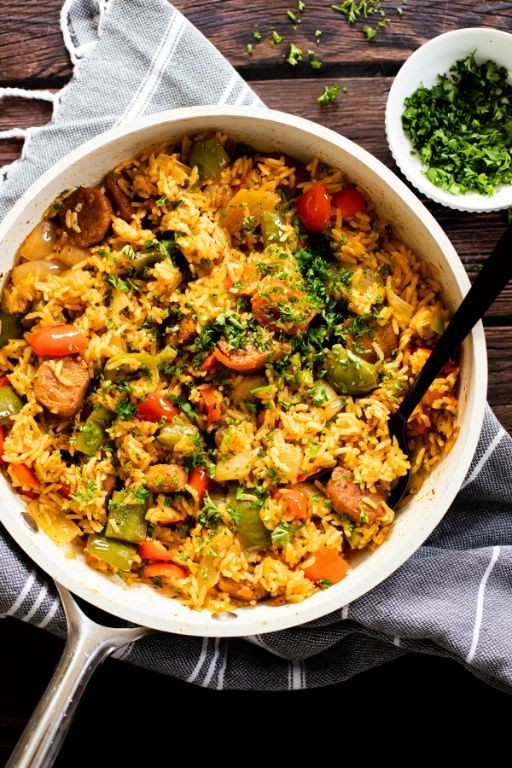 Vegan Sausage and Pepper Skillet