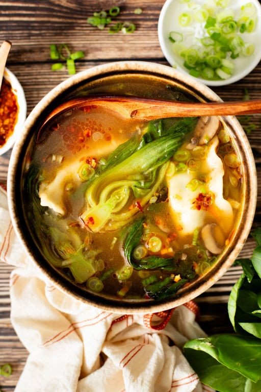 Vegan Wonton Soup