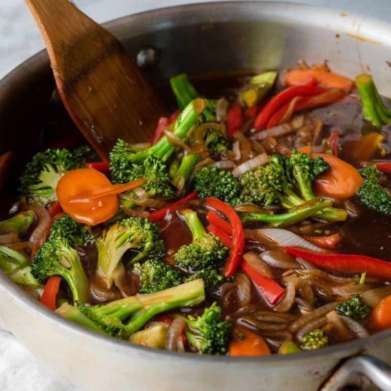Vegetable Stir-Fry with Teriyaki Sauce