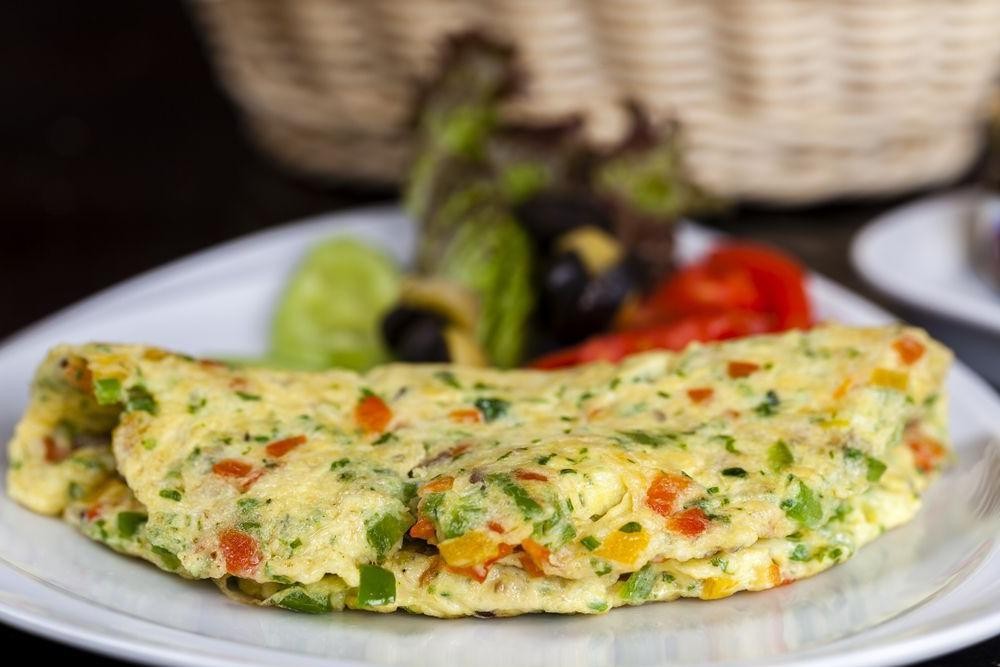 Vegetable and Cheese Omelet