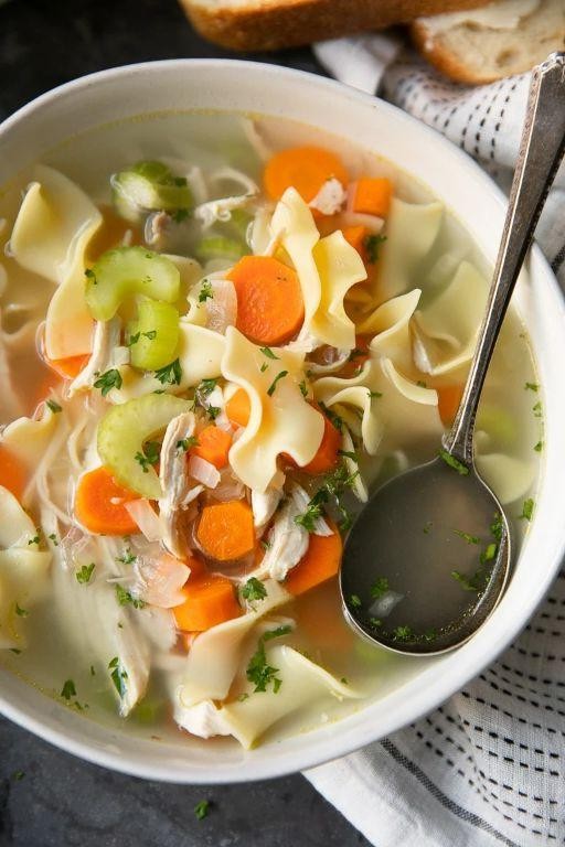 Vegetable-Packed Chicken Noodle Soup