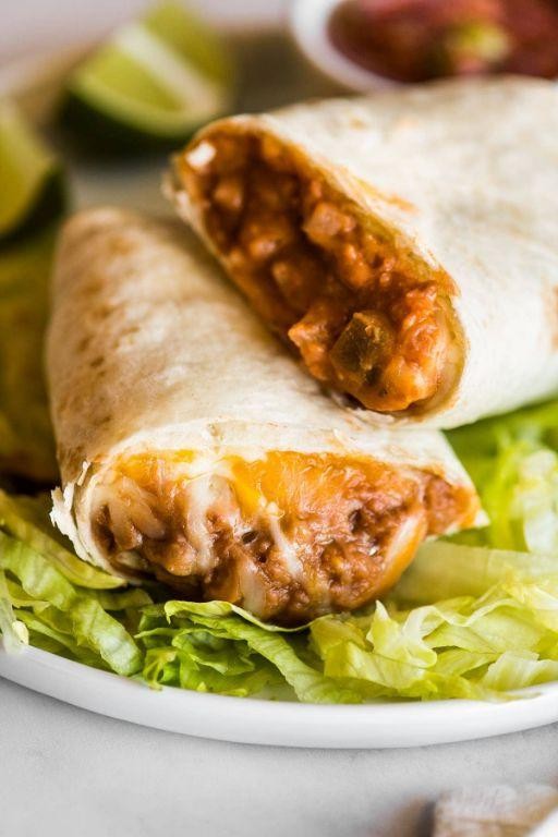 Vegetarian Bean and Cheese Burritos