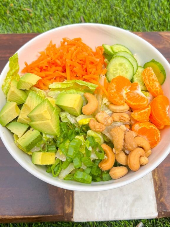 Waldorf Salad with Mandarin Oranges and Cashews