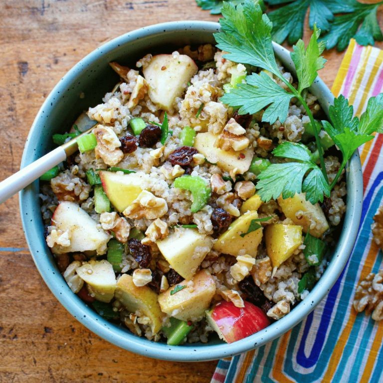 Waldorf Salad with Quinoa and Fresh Herbs