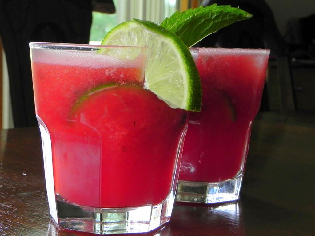 Watermelon Agua Fresca with Chili Powder