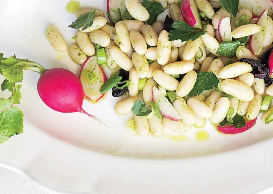 White Bean and Radish Salad with Mint