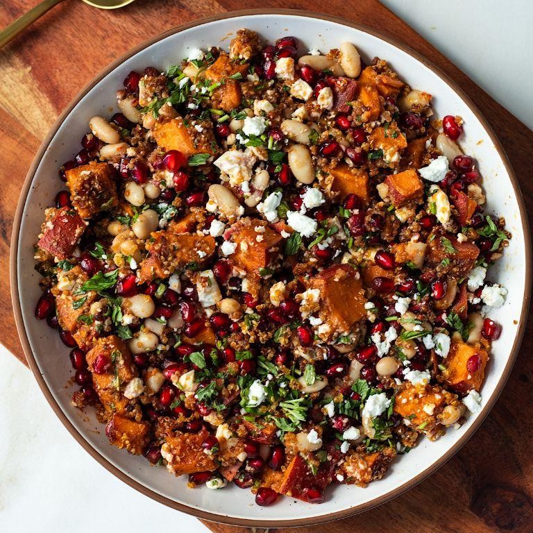 White Bean and Sweet Potato Salad with Cumin