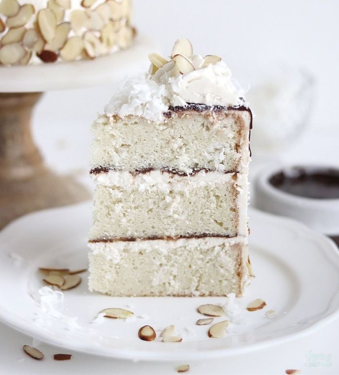 White Cake Mix Almond Joy Cake