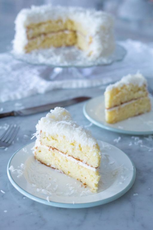 White Cake Mix Coconut Cake