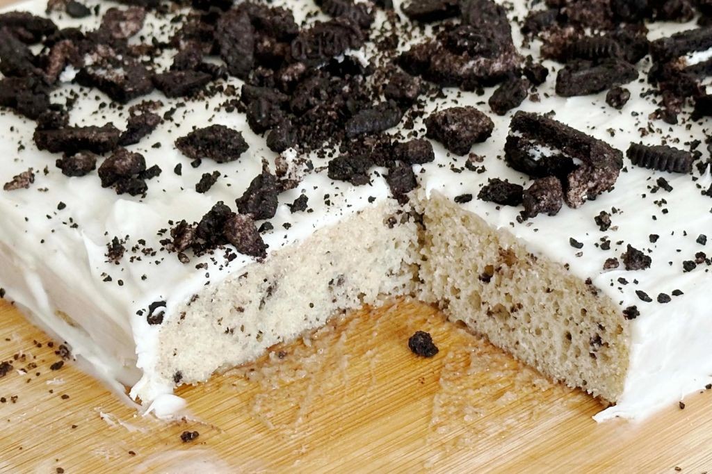 White Cake Mix Oreo Cake