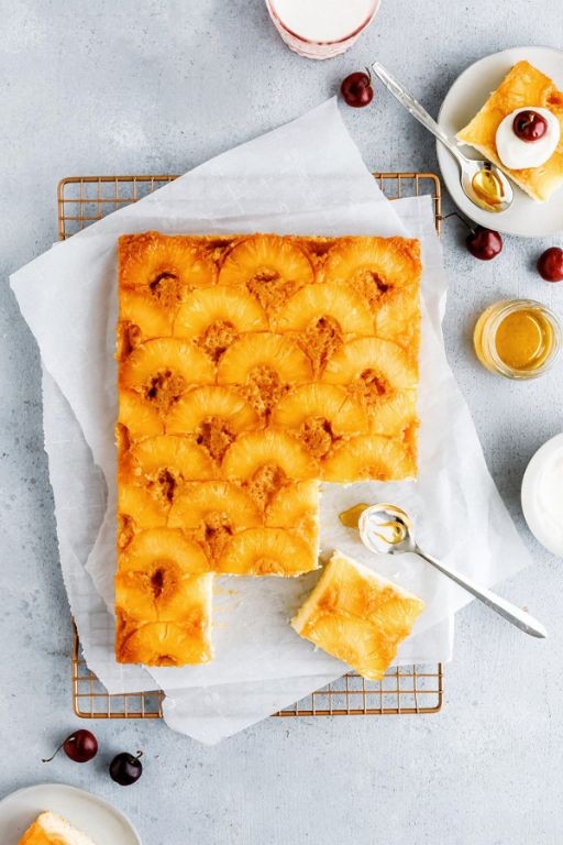 White Cake Mix Pineapple Upside-Down Cake