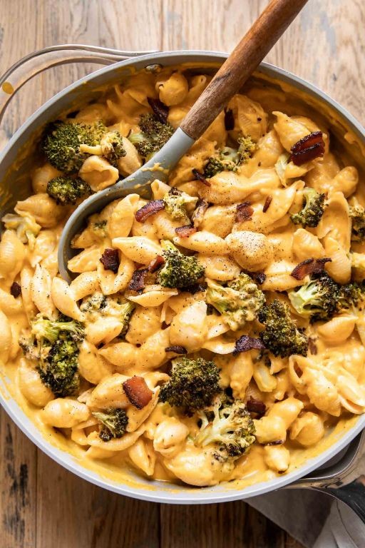Whole Butternut Squash Mac and Cheese