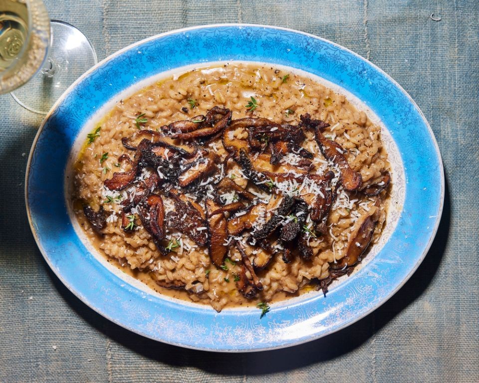 Wild Mushroom and Thyme Risotto