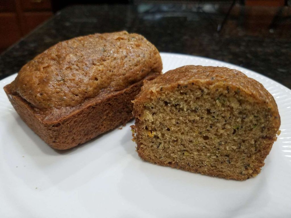 Zucchini Orange Poppy Seed Cake