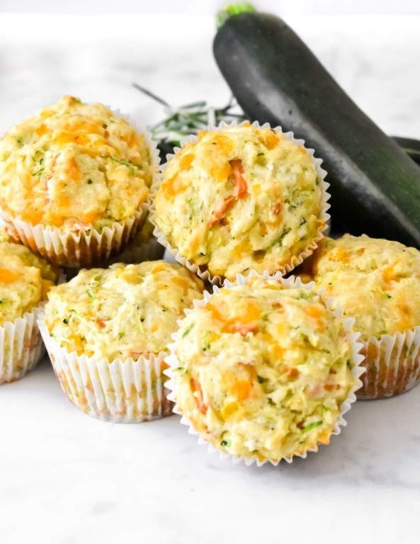 Zucchini and Carrot Veggie Muffins