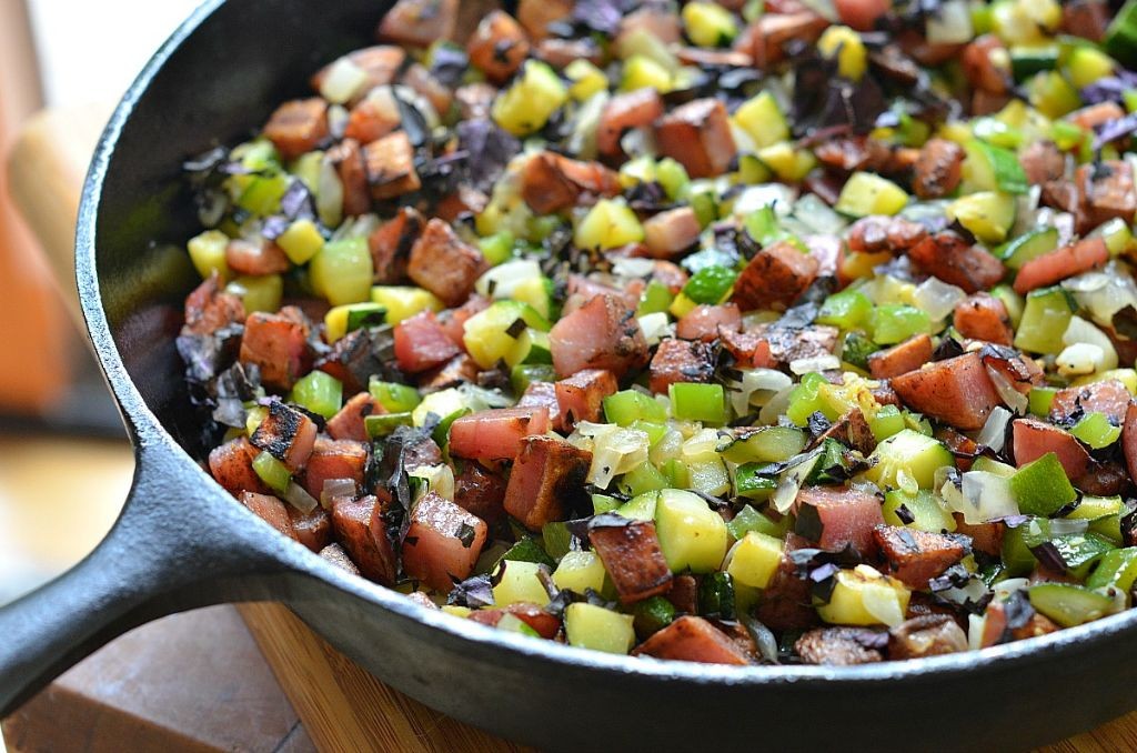 Zucchini and Potato Hash
